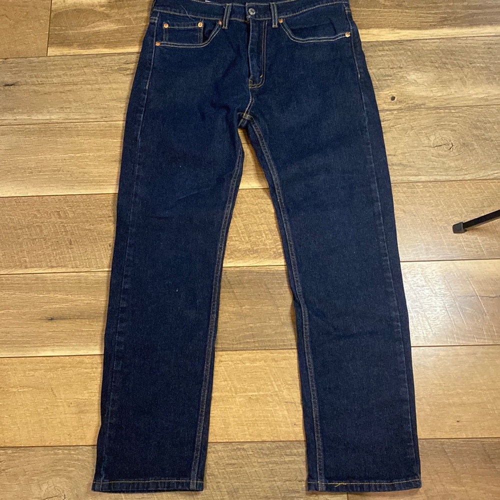 Blue levis denim jeans